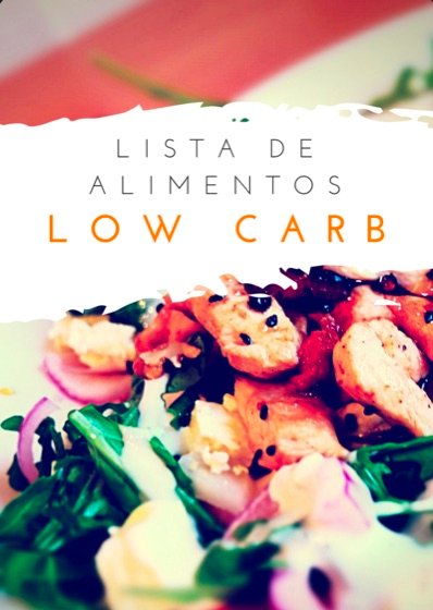 Capa do bônus Lista de Alimentos Low Carb