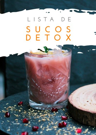 Capa do bônus Lista de Sucos Detox
